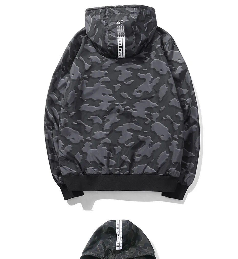 8 Best selling Jacket Hot Selling Mens Camouflage Coat Mens Hoodies Casual Jackets men Brand Clothing Men Windbreaker Coats Male