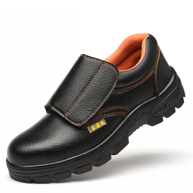 Защитная обувь со стальным носком, обувь для мужчин, Рабочая обувь, мужская непромокаемая обувь, размер 12, черная обувь, износостойкая, DXZ001