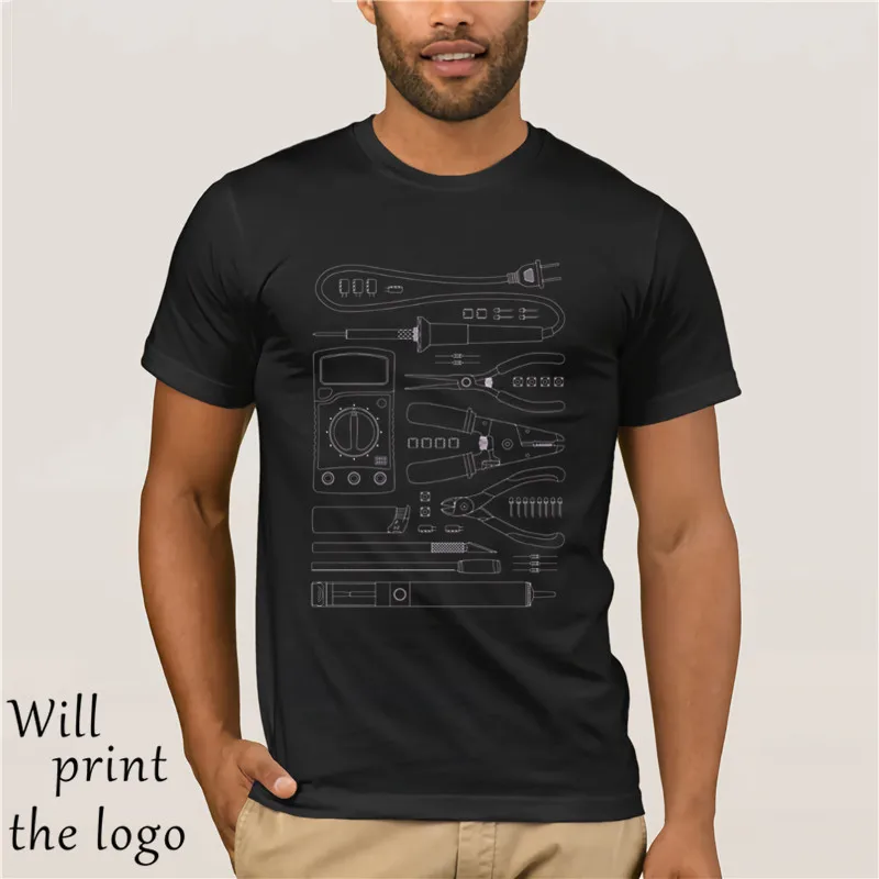 Hacker-T-Shirt-Hardware-Hacker-Tools-Tee-T-Shirt-Short-Sleeve-100-Percent-Cotton-Tee-Shirt