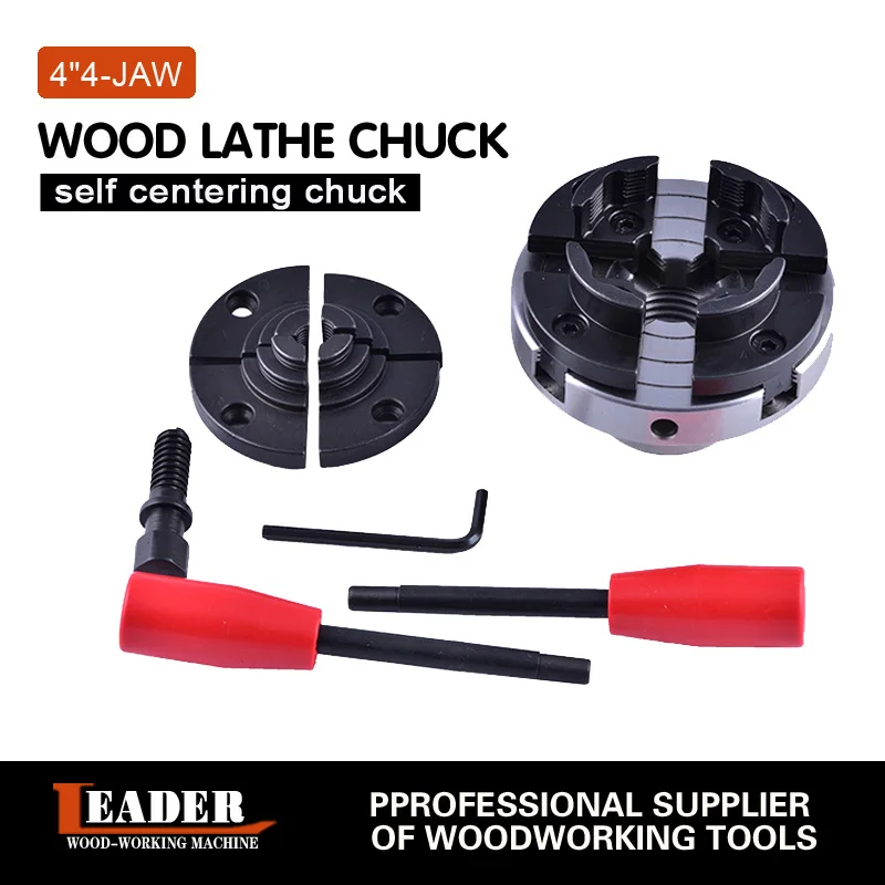 4 jaw 4"inch self centering wood lathe chuck 100mm,Wood Turning Chuck,mini lathe woodworking