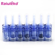 100/10 шт. игольчатый картридж штык 9/12/36/42/3D/5D квадратный нано для электрического авто микроиглы Dr. Ручка наконечник питания Вход