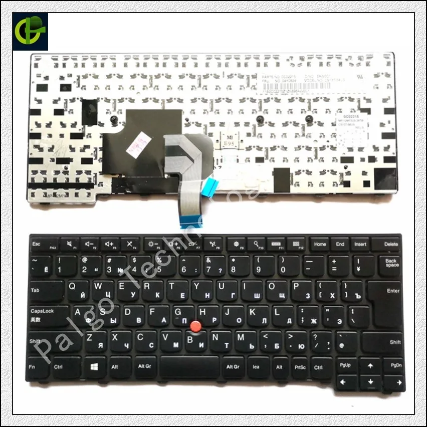 Русская клавиатура для ноутбука lenovo ThinkPad L440 L450 L460 L470 T431S T440 T440P T440S T450 T450S e440 e431S T460 RU