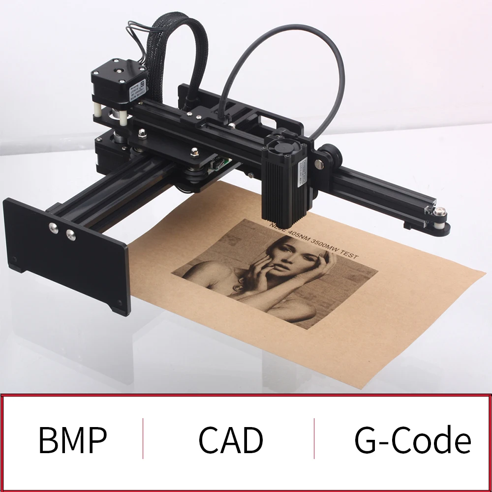 NEJE Master 3500 мВт 405 нм Настольный лазерный гравер Портативный гравировальный станок с ЧПУ для резьбы лазерная резка, гравировальный станок