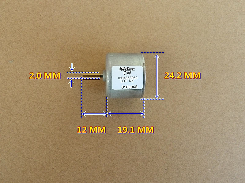 

Nidec Miniature Brushless Motor DC 6V - 24V Brushless DC Motor Built-in driver Wide Voltage Brushless Motor