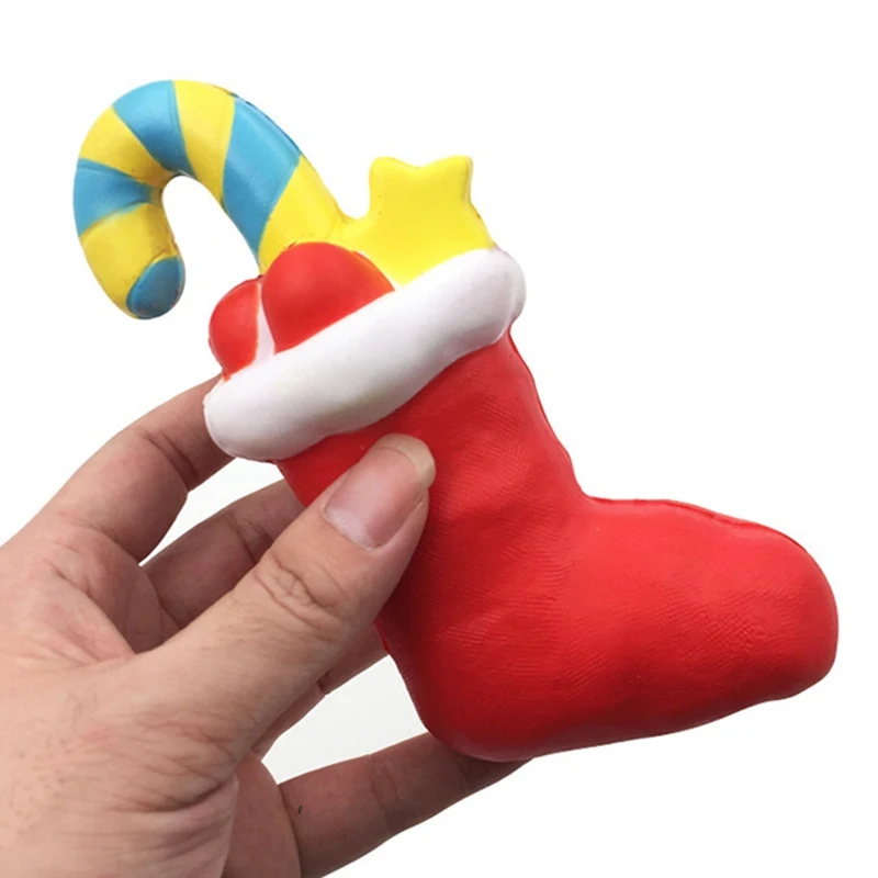 Мягкими забавная Рождественская елка подарок Squishies мультфильм медленно поднимающийся фрукты ароматические, игрушка для снятия стресса, игрушка для детей, анти-стресс мягкая игрушка