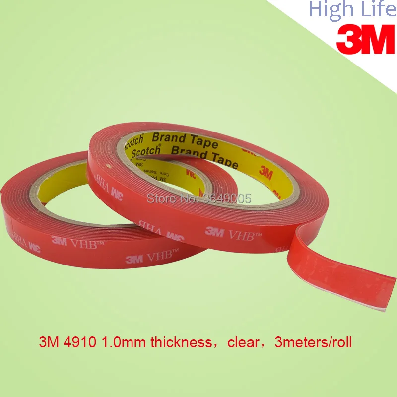 3m Vhb Tape 4910 Clear Double Sided Acrylic Foam Tape Replace Rivets Spot Welds Liquid Adhesives Adhesive Spots Adhesive Foam Tapeadhesive Double Sided Tape Aliexpress