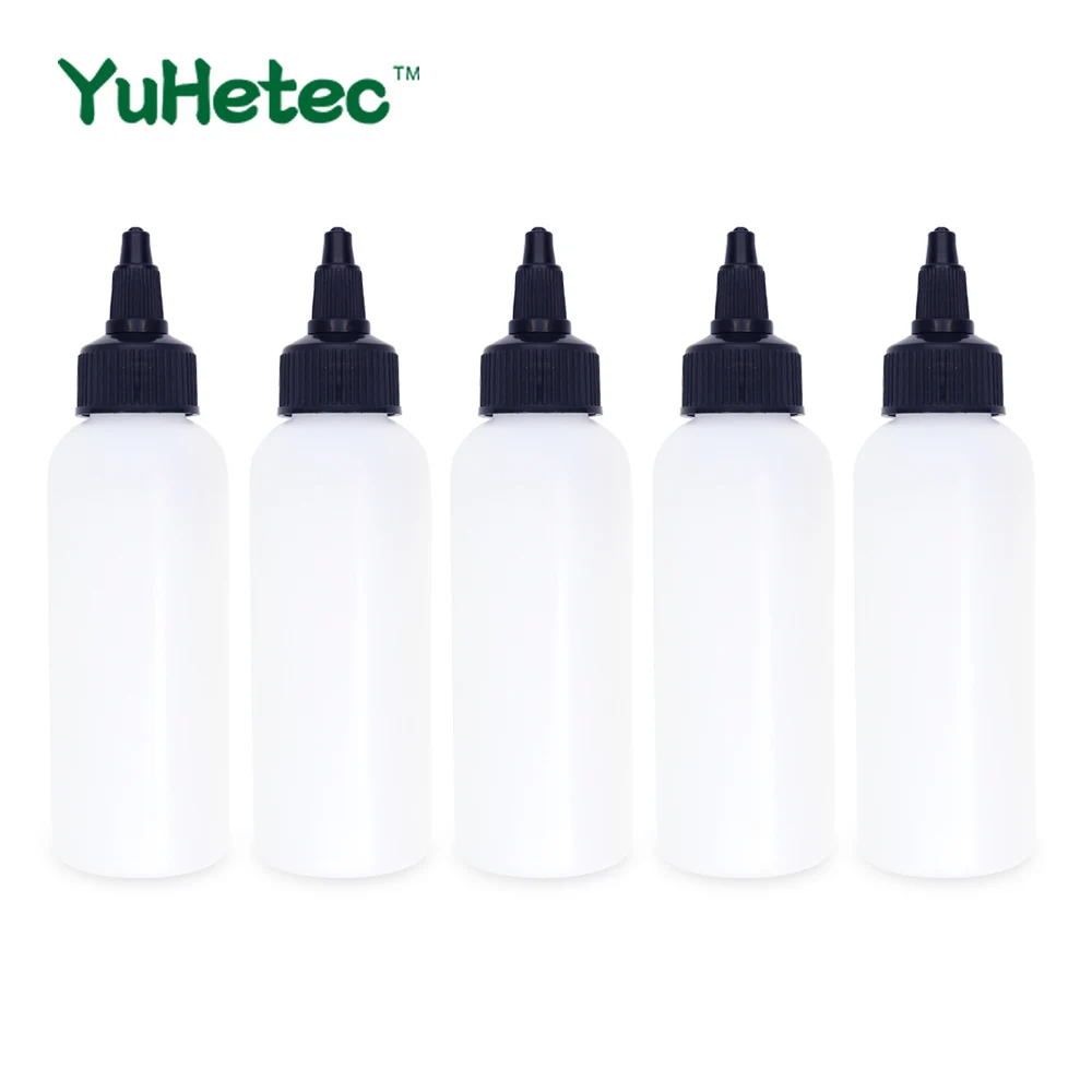 

5PCS YUHETEC 60ML/100ML Capacity PE E-liquid Bottle for E Cigarette TFv12 prince / Zeus Dual/ Zeus x / Vape pen 22/Uwell Amulet