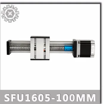 

SFU1605-100mm Linear Guide Rails Linear Actuator System Module Table 100mm Travel Length CNC Guide SFU1605 Stage C