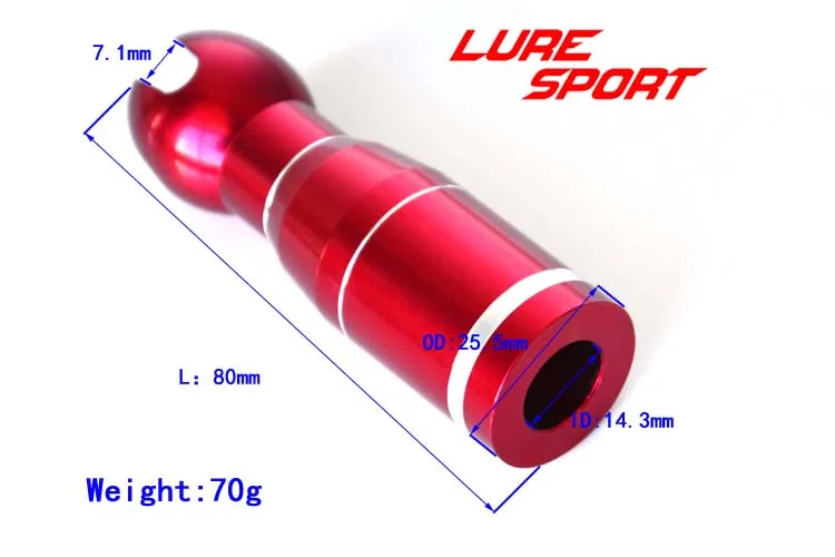 LureSport 3 шт. алюминиевый карданный материал для сборки удочки компонент рыболовный полюс ремонт DIY аксессуар