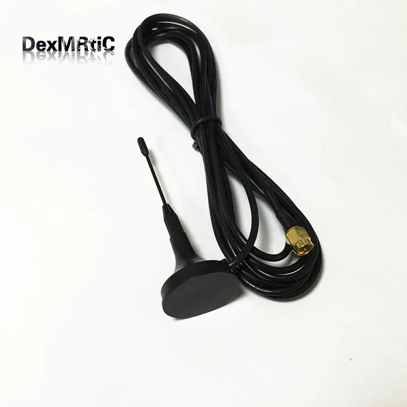 Антенна 3G 3dBi 900-1800 МГц 3M SMA Male GSM антенны размер 90 мм в длину | Мобильные телефоны и