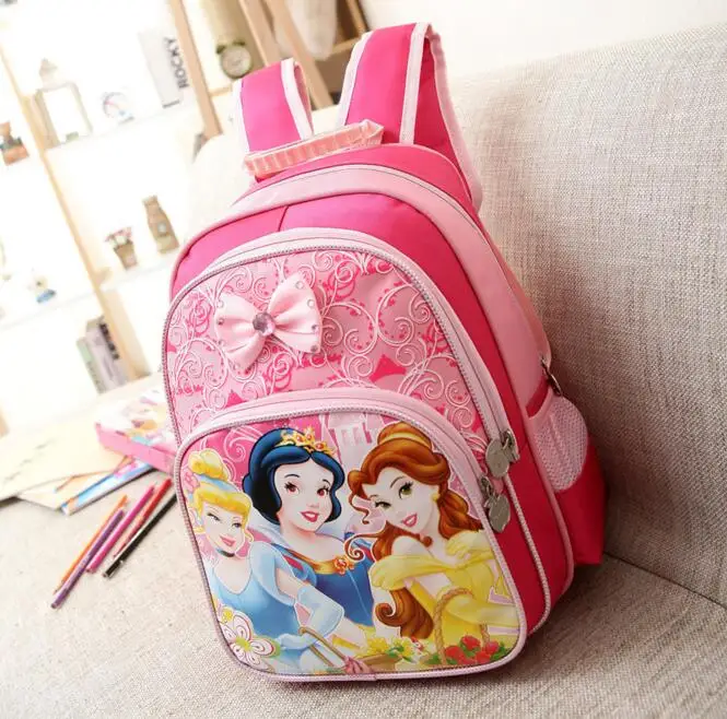 

Children cartoon School Bags lovely snow white princess Backpack For Girls Mochila Feminina Princess