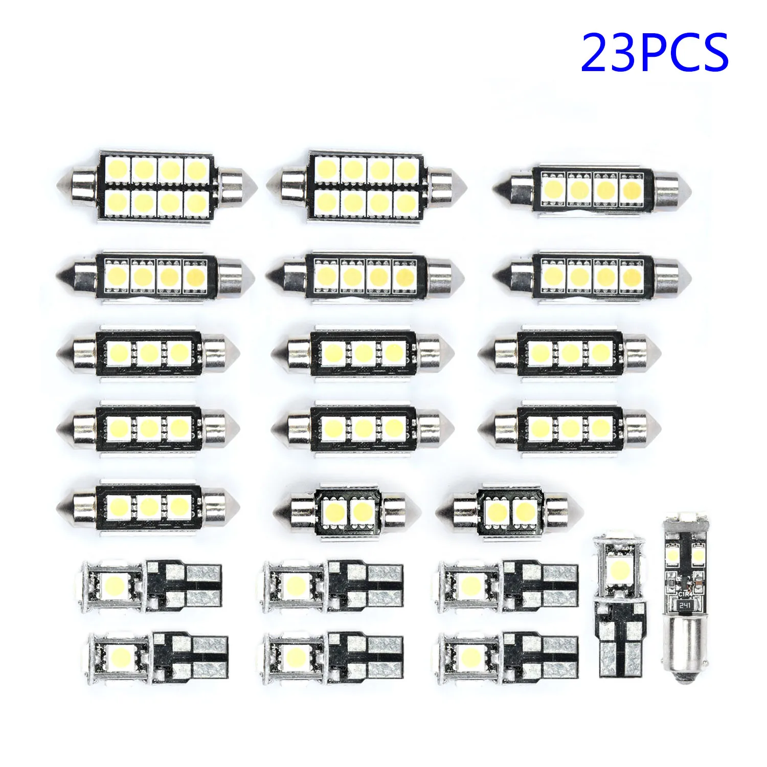 Kit para Bmw Pces Carro Interior Luzes Lâmpada Lâmpadas x5 E53 2000-2006 Branco Quente 23 Led 5 Lâmpada de sinal
