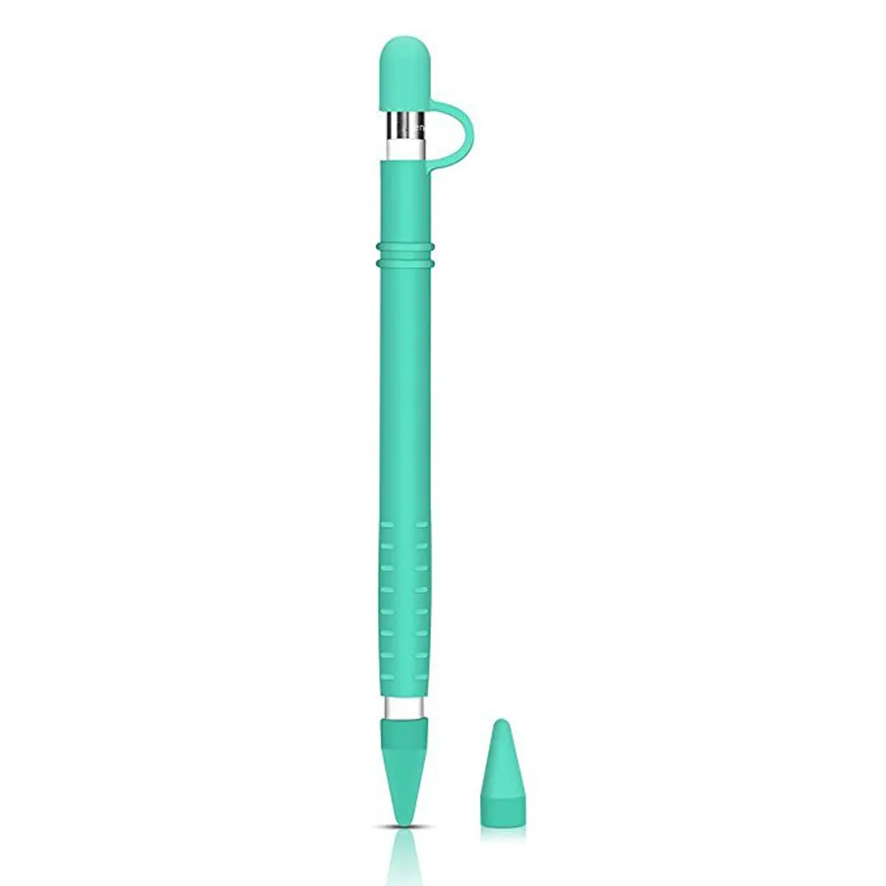 Магнитная гильза мягкий силиконовый держатель ручка Набор для Apple карандаш Магнитная гильза рукав предотвратить прокатки живопись