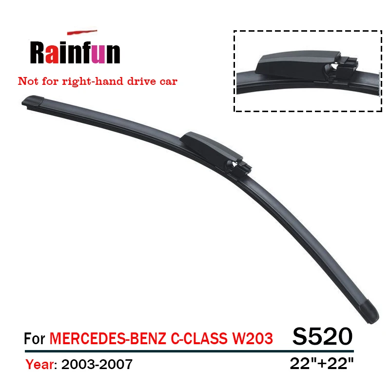 For Mercedes C-Class 00-03 Estate Front//Rear Windscreen 24/" 22/" 15/" Wiper Blades