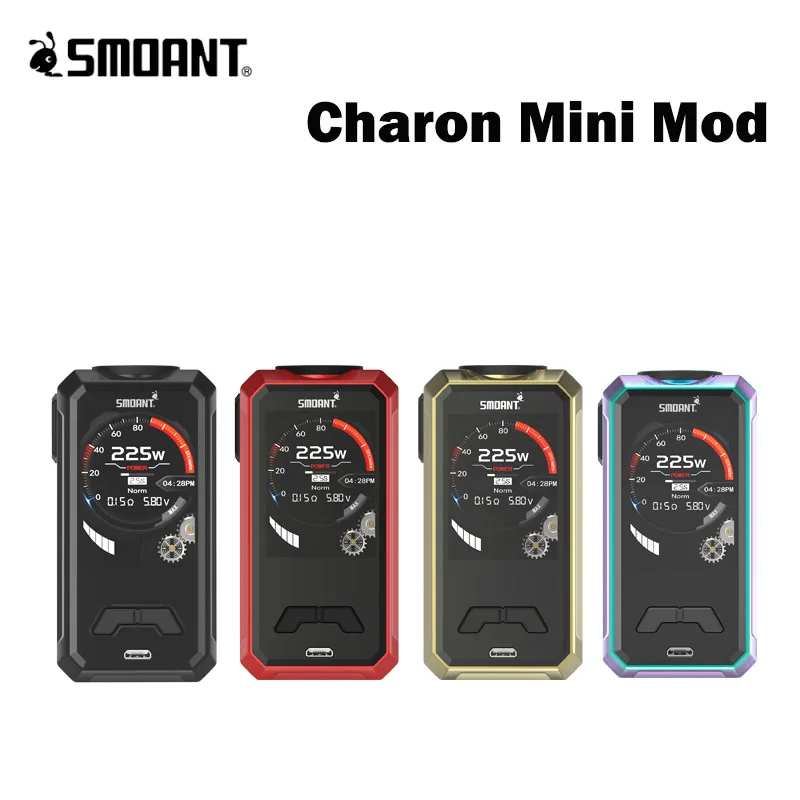 

electronic cigarettes 225W Smoant Charon Mini Box Mod Vape Vaporizer Powered By Dual 18650 Battery VS Smoant Cylon Naboo Mod Box