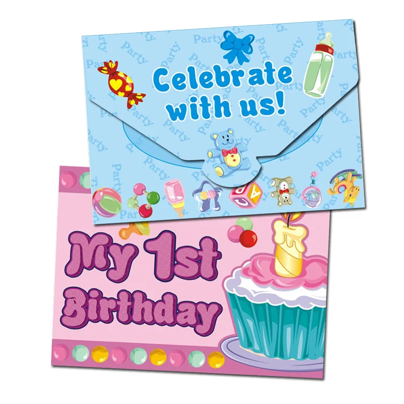 birthday invitation envelopes