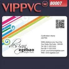 80007 шаблон для визиток на заказ пластик для печати ПВХ Карта Глянцевая двойная грань 86X54X0,38 мм