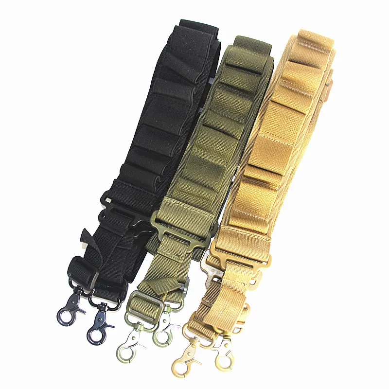 

Tactical Gun Sling Tactical 15 Gun Shell Belt 12GA Ammo Holder Airsoft Military Cartridge Belt Hunting Accessories