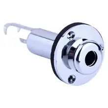 Аксессуары для гитары 6,35 мм 1/" Шасси Панель Крепление для гитары бас вход гнездо увеличение выход силовая гитара Запчасти