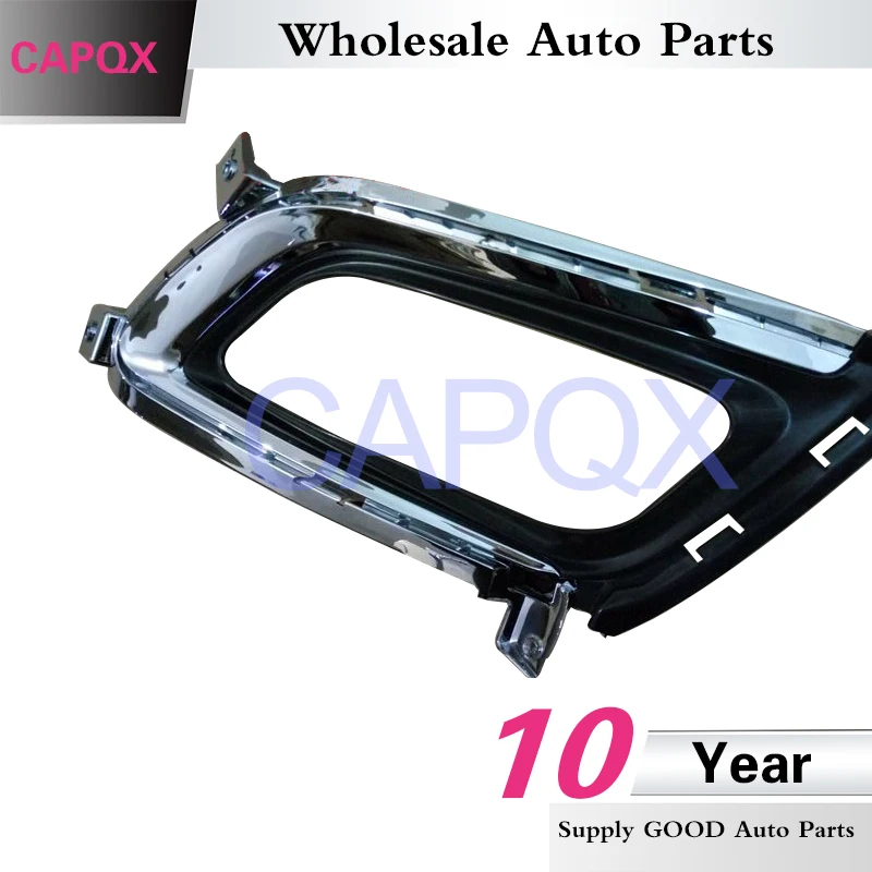 CAPQX Front fog light cover For KIA K5 bumper light cover Foglight Lamp cap Frame