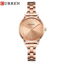 CURREN 9019 часы Для женщин Повседневное модные Кварцевые наручные часы Творческий Дизайн Дамы подарков relogio feminino