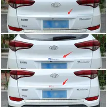 

LAPETUS Rear Lid Door Tail Gate Stripe Sill Tailgate Door Strip Cover Trim Fit For Hyundai Tucson 2016 2017 2018