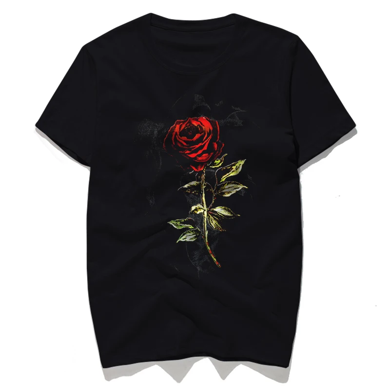 red rose shirt