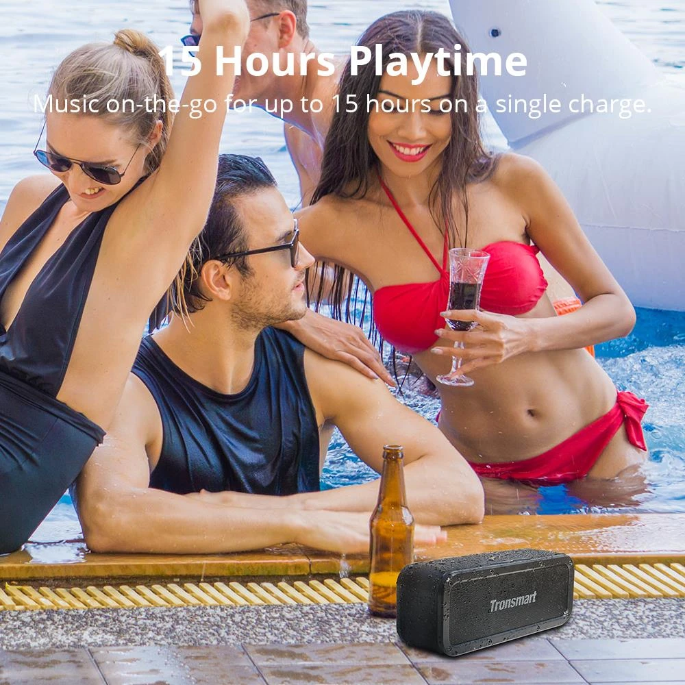 Tronsmart Force Беспроводная Колонка Мощностью 40Вт с Поддержкой Bluetooth 5.0 Защитой от Воды