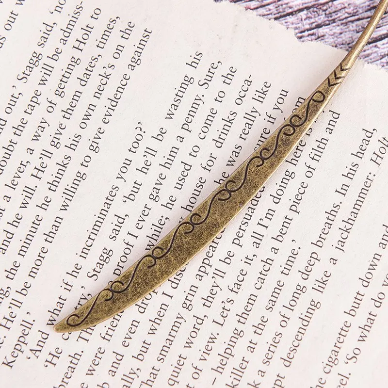 Милые металлические закладки для книг студентов винтажные Ретро маркеры детей