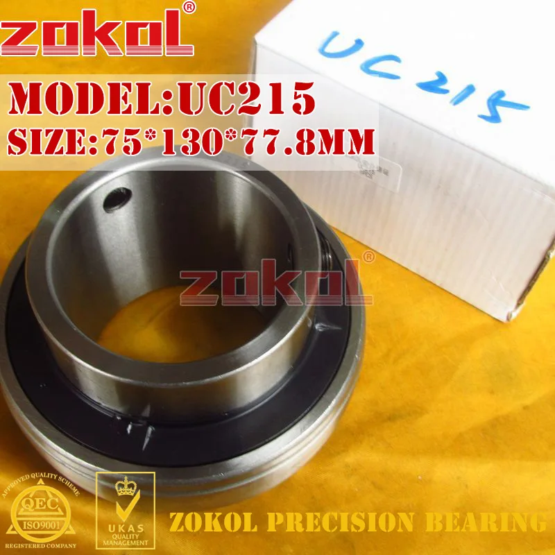 

Подшипник zokol UC215 90515 опорный подшипник 75*130*77,8 мм