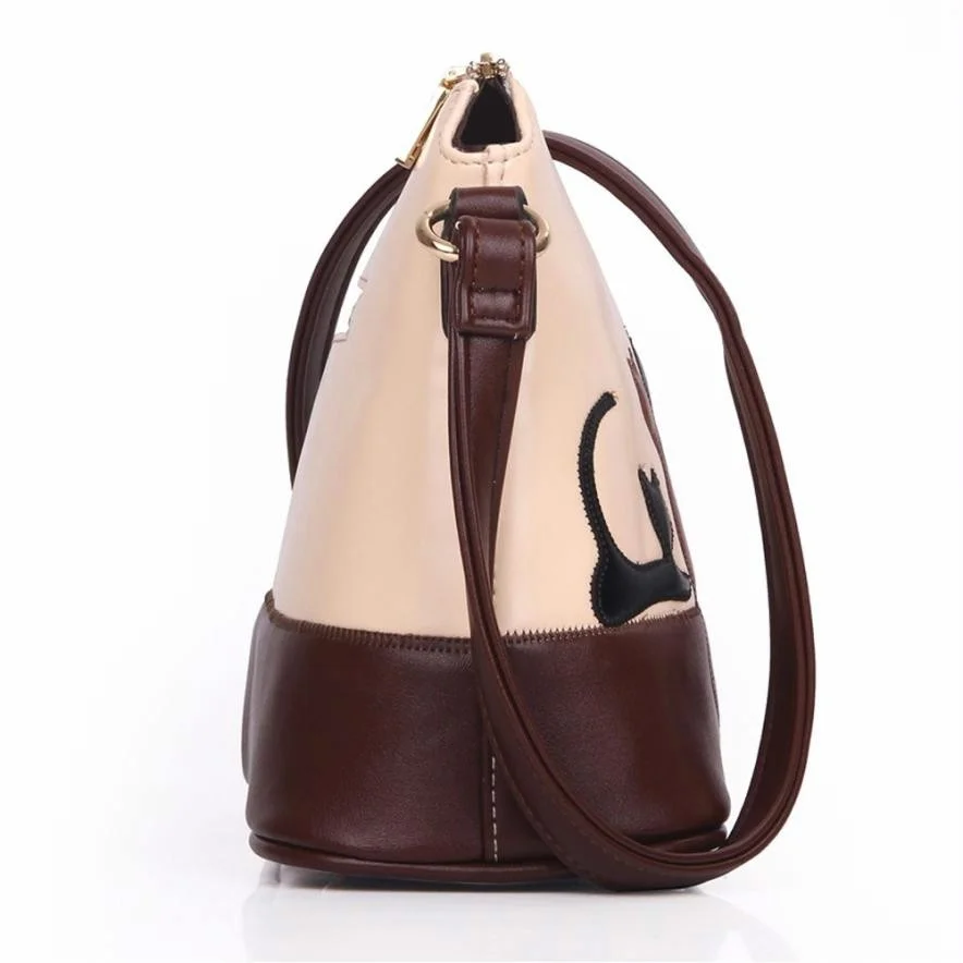 Женщины Сумка Мультфильм Cat Кролик Тиснение Плече Креста Тела Сумка|bag beach|bag sliderbag