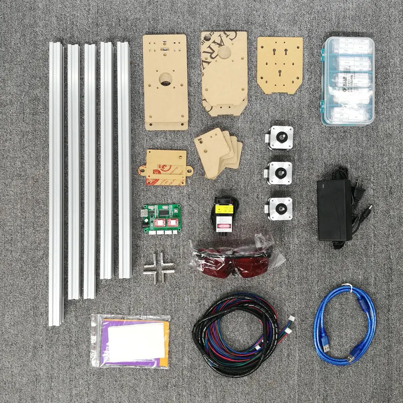 DIY Лазерный Гравер 5500 мВт лазерная головка модуля USB 12 в рабочий стол 300*400 мм из