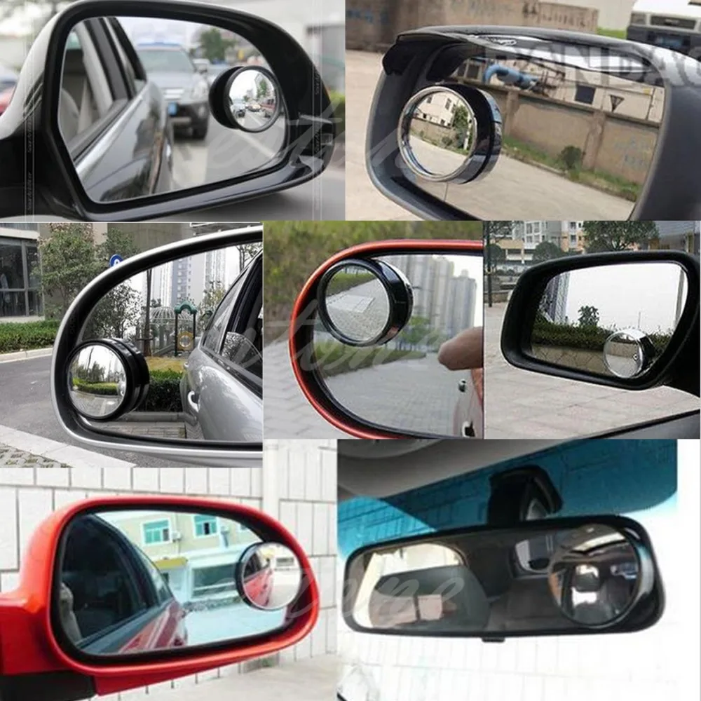 Wide Angle Round Convex Blind Spot Mirror Rear View Messaging Car Vehicle S New
