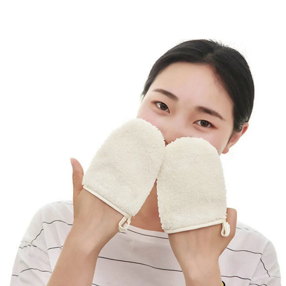 

1 Pcs Facial Towel Makeup Remover Beauty Reusable Face Cleansing Glove Face Washing Make Up Tool