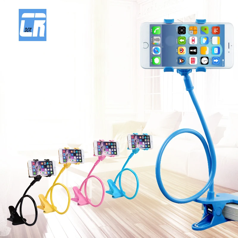

DCR Universal Flexible Long Arm Lazy Phone Holder Bed Cellphone Desk Table Car Clip Mount Bracket Stand for iPhone for Samsung