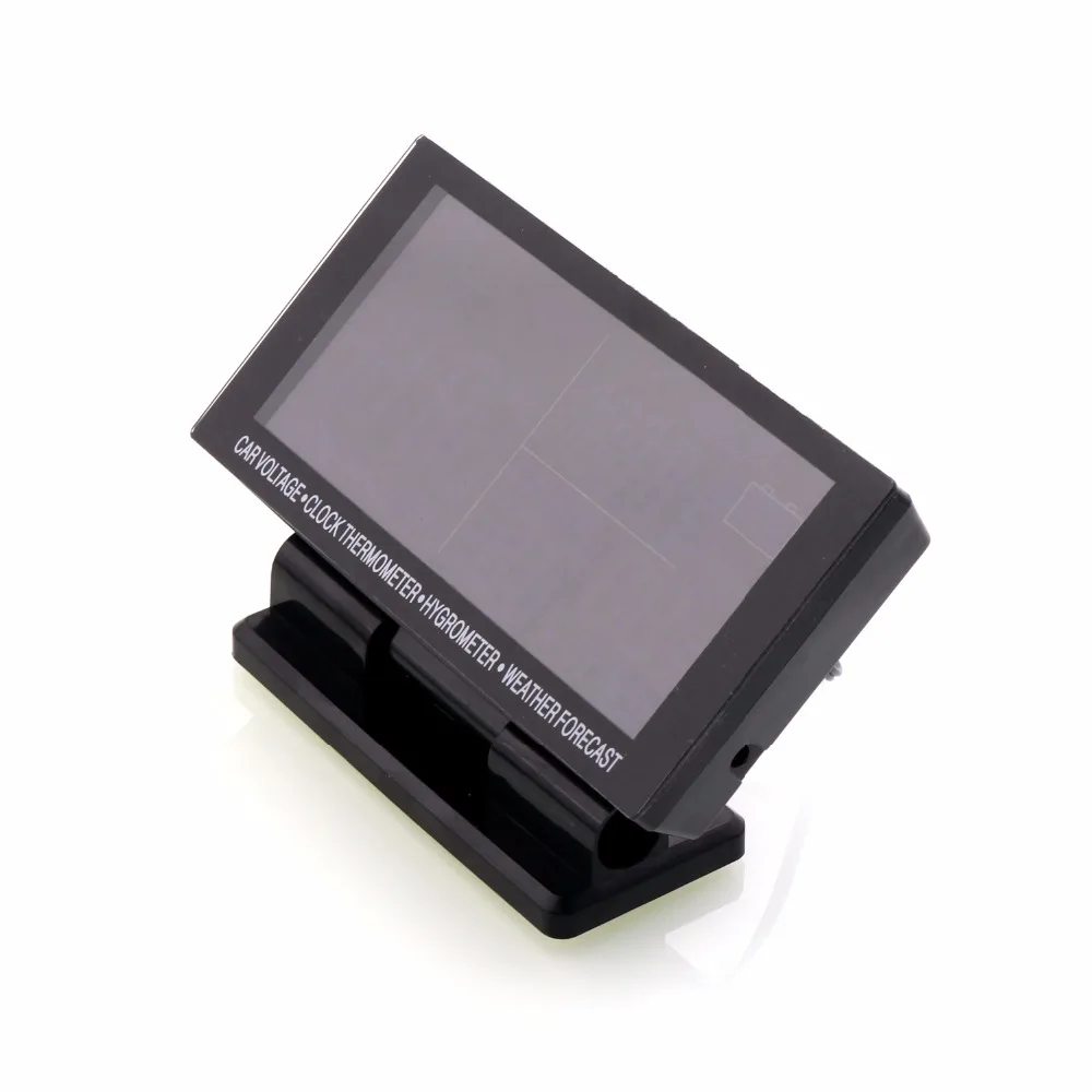  12V-24V Car VoltageClock ThermometerHygrometerWeather Forecast Monthly Calendar With Color Display 