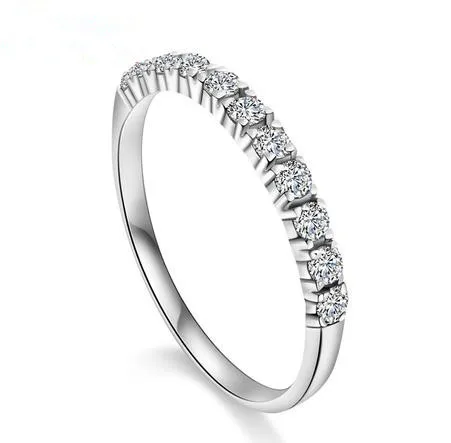 

Free shipping BYJ0067 2013 new arrival romantic forever love super shiny zircon & 925 sterling silver ladies`finger rings