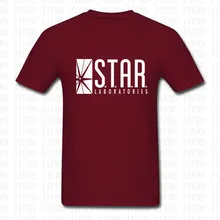 Fashion STAR Laboratories S.T.A.R. Labs T-Shirt DC Comics TV Series Cotton O Neck Shirts Tees Brand Clothing Men Women Tshirts
