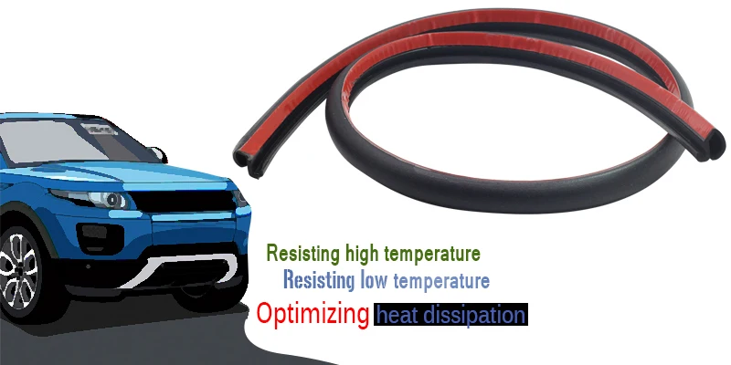 Cawanerl 1 пара b-образная 1,5 метровая Автомобильная дверь b-столб резиновое уплотнение прокладка уплотнитель контроль шума уплотнительная полоска отделка края