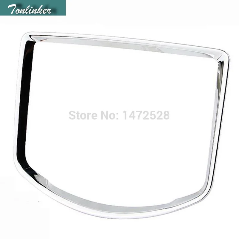 

Tonlinker 1 PCS DIY Car Styling ABS Chrome Light Displays In The Control Light Box Stickers for Chevrolet TRAX 2014 Accessories