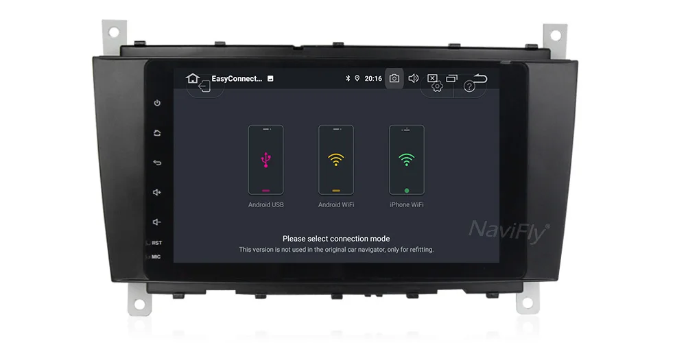 Cheap 8" Android 9.0 IPS DSP Car radio audio Player For Mercedes/Benz C-Class W203 C180 C200 CLK W209 CLS W219 GPS Navigation WIFI RDS 20