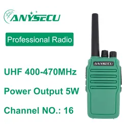 Anysecu Ручной радио S-338 двухстороннее радио скремблер Функция 400-470 МГц приемопередатчик 5 Вт Выходная мощность S338 protale иди и болтай Walkie talkie