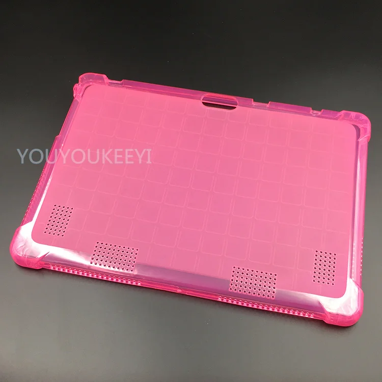 Толстый ТПУ чехол для Teclast M20 ALLDO cube M5 M5X Onda x20 10," защитный чехол для планшетного ПК для cube M5S M5x+ подставка в подарок - Цвет: Pink
