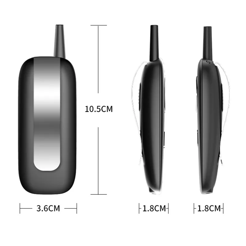 2 шт RADTEL DM01 UHF 400-470 МГц Мини Портативная рация Смарт двухсторонняя радиостанция приемопередатчик Тонкий удобный talky