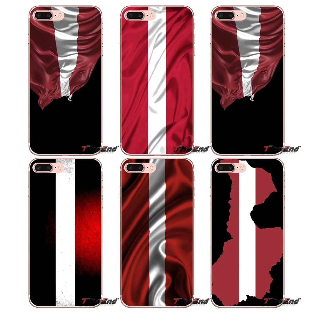 Для Samsung Galaxy S3 S4 S5 MINI S6 S7 edge S8 Plus Note 2 3 4 5 Grand Core Prime Latvia National Grunge Flag Banner Case | Мобильные