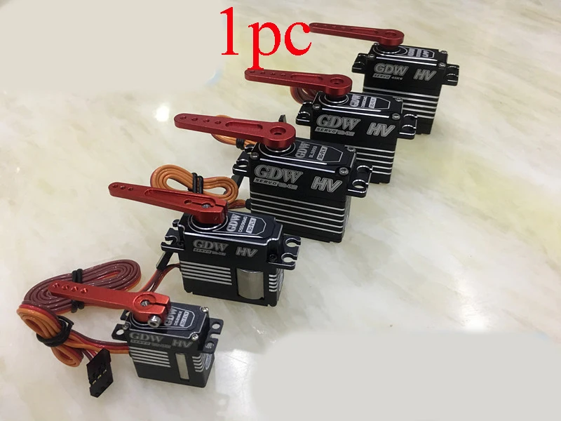 

1PC GDW DS830MG Standard High Pressure Servo 35KG Rudder Steering Gear with 50mm Metal Servo Arm fr RC Fixed Wing Helicopter/Car