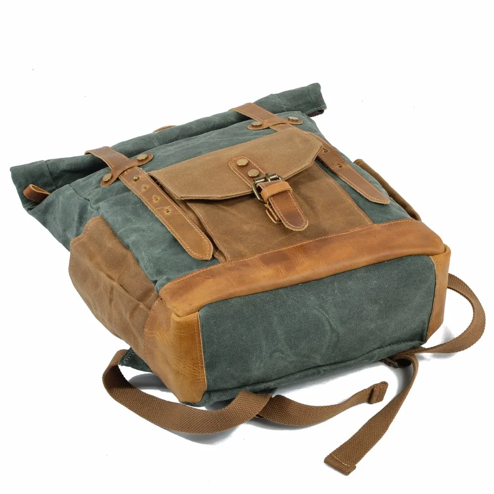 M155 Mochila de moda de cuero de los hombres de la lona Mochila bolso de Escuela Militar Mochila mujer hombre Mochila nuevo M155 Mochila de moda de cuero de los hombres de la lona Mochila bolso de Escuela Militar Mochila mujer hombre Mochila nuevo