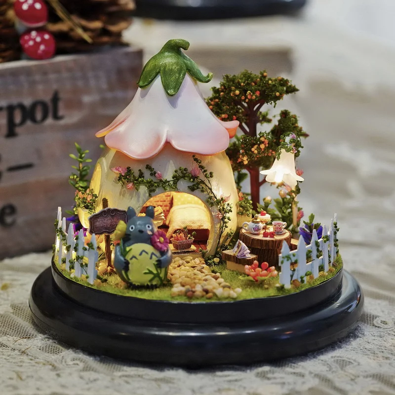 - Happy Rabbit Glass Ball DIY Dollhouse