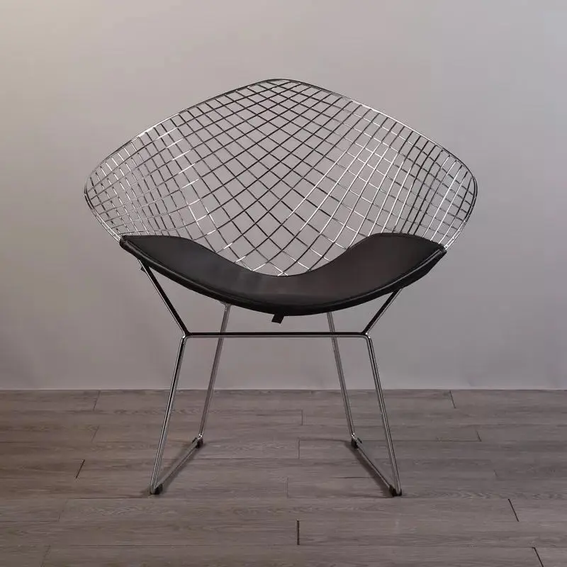 U-BEST кресло для отдыха с изображением Гарри ромбовидного алмаза, стальная проволока, стул Bertoia Diamond, металлическая подставка для стула, современное проволочное кресло chro