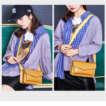 

NOENNAME_NULL Damen Designer Style Cross Body Bag Damen Handtasche PU Leder Schultertasche